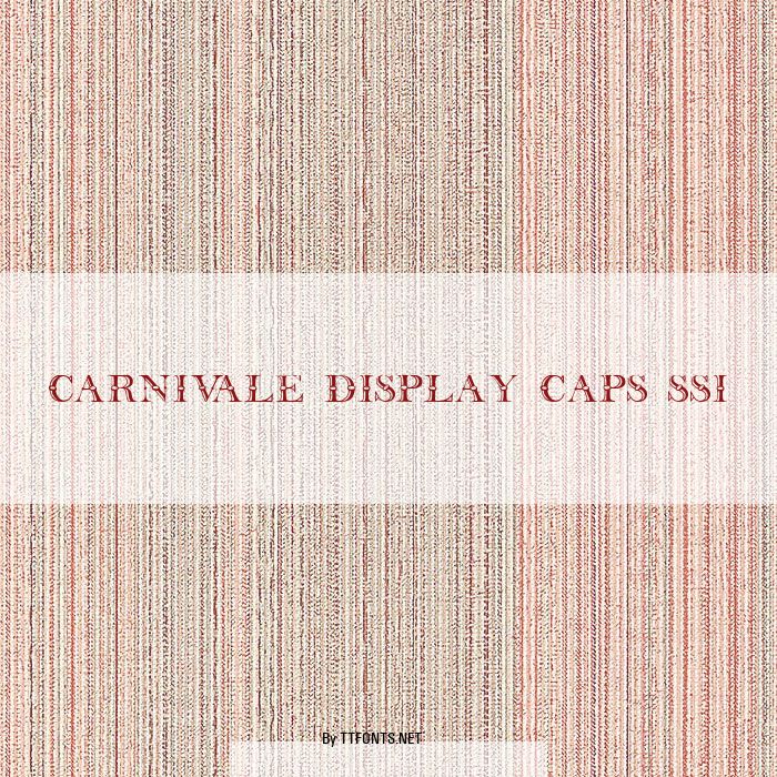 Carnivale Display Caps SSi example